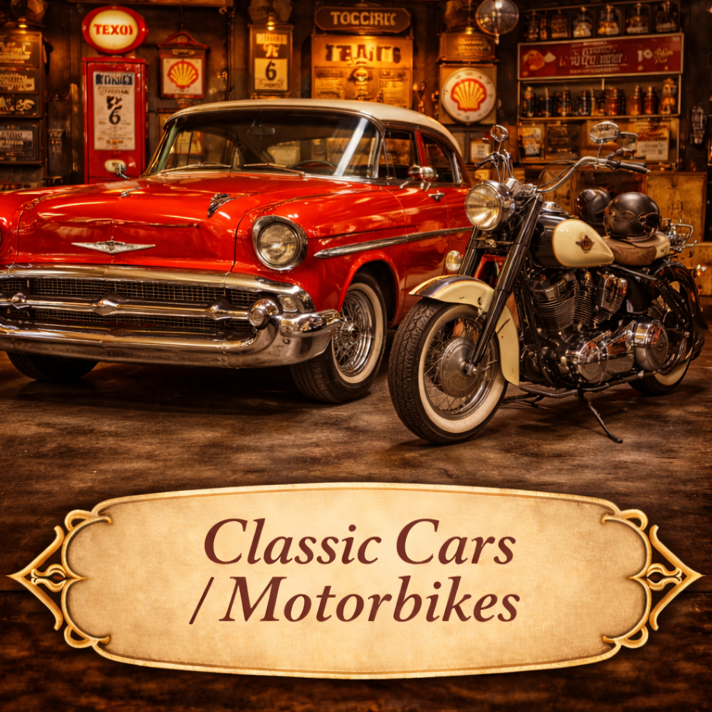 Classic Cars/ Motorbikes