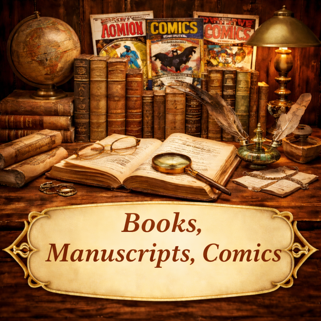 Books, Manuscripts, Comics