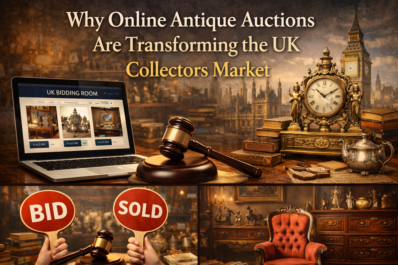 Why Online Antique Auctions Are Transforming the UK Collectors Market
