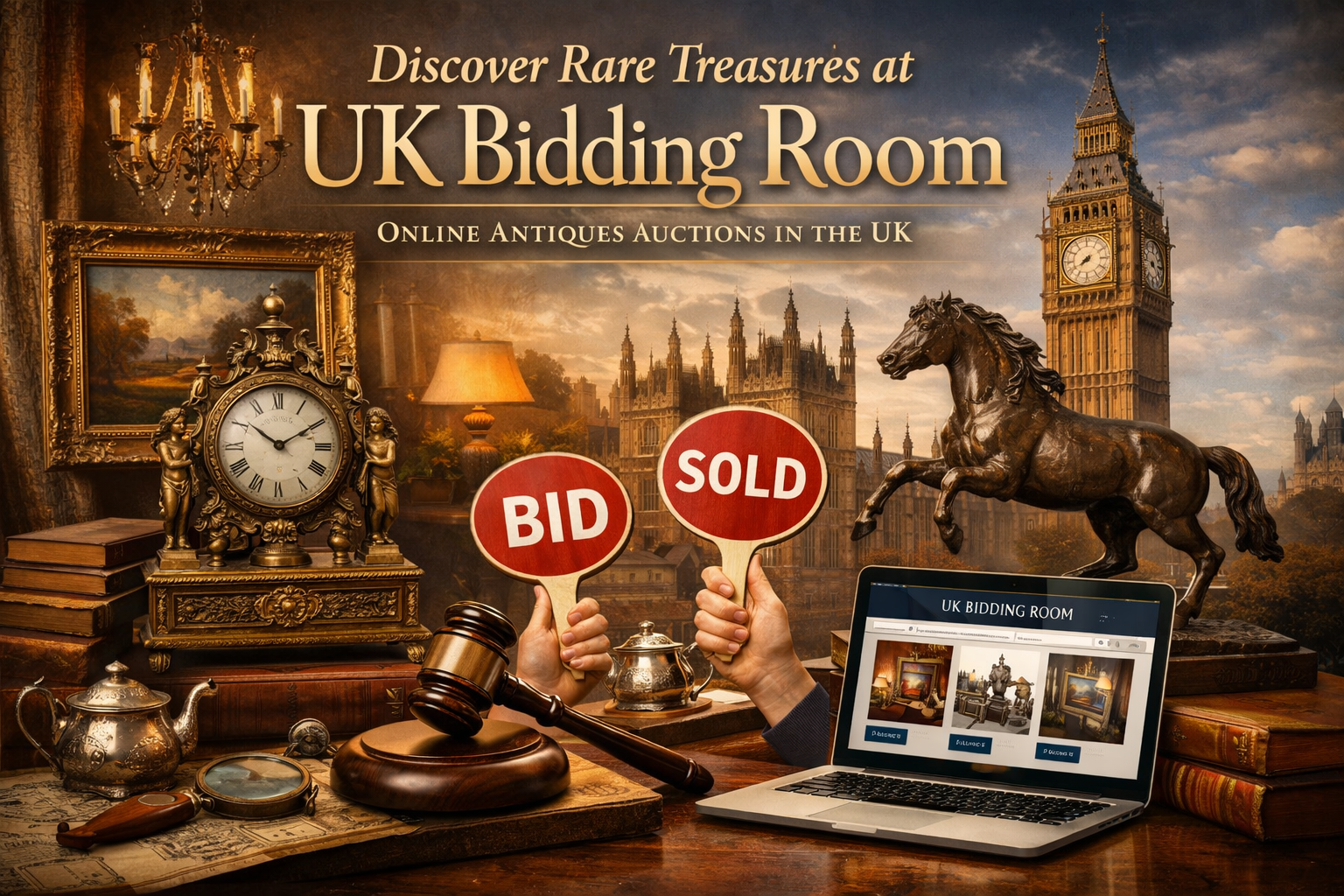 Discover Rare Treasures at UK Bidding Room: A Guide to the Online Antiques Auction Experience