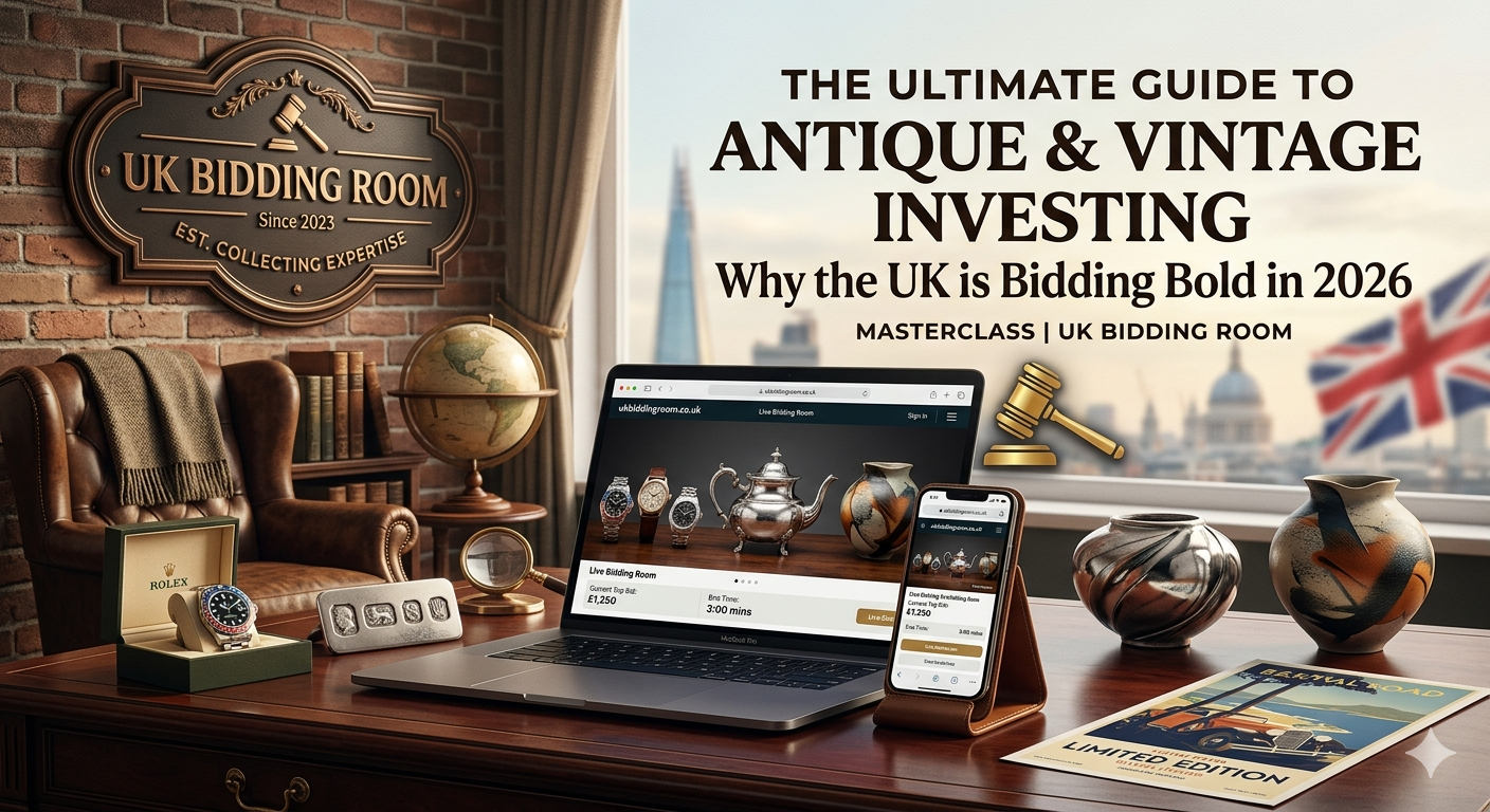 The Ultimate Guide to Antique & Vintage Investing: Why the UK is Bidding Bold in 2026